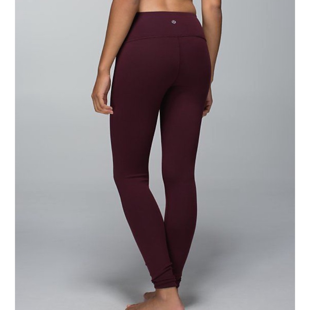 Lululemon plum leggings 2